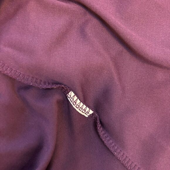 41 Hawthorne long sleeve‎ plum wrap dress woman’s size M - Picture 5 of 5